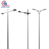 Low factory price outdoor galvanized street lamp post 6m led street light with galvanized steel light pole