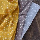 100% Cotton Stars Print Fabric Combed Plain Stars Pattern Custom Print 100% Cotton Woven Muslin Fabric