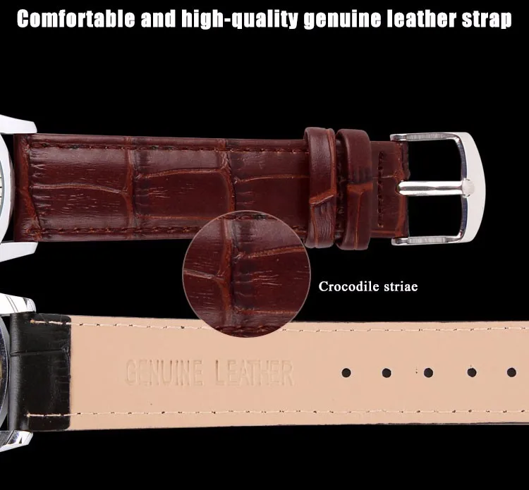 SKMEI 9070 Men Casual Leather Strap Wristwatch Japan Movement Waterproof Quartz Watches