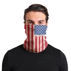 Multifunctional Stretchy Quick Dry Custom Print face mask tube Country Flag Bandana