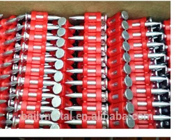 Factory direct high quality 21 degree plastic strip nails ring shank for USA market