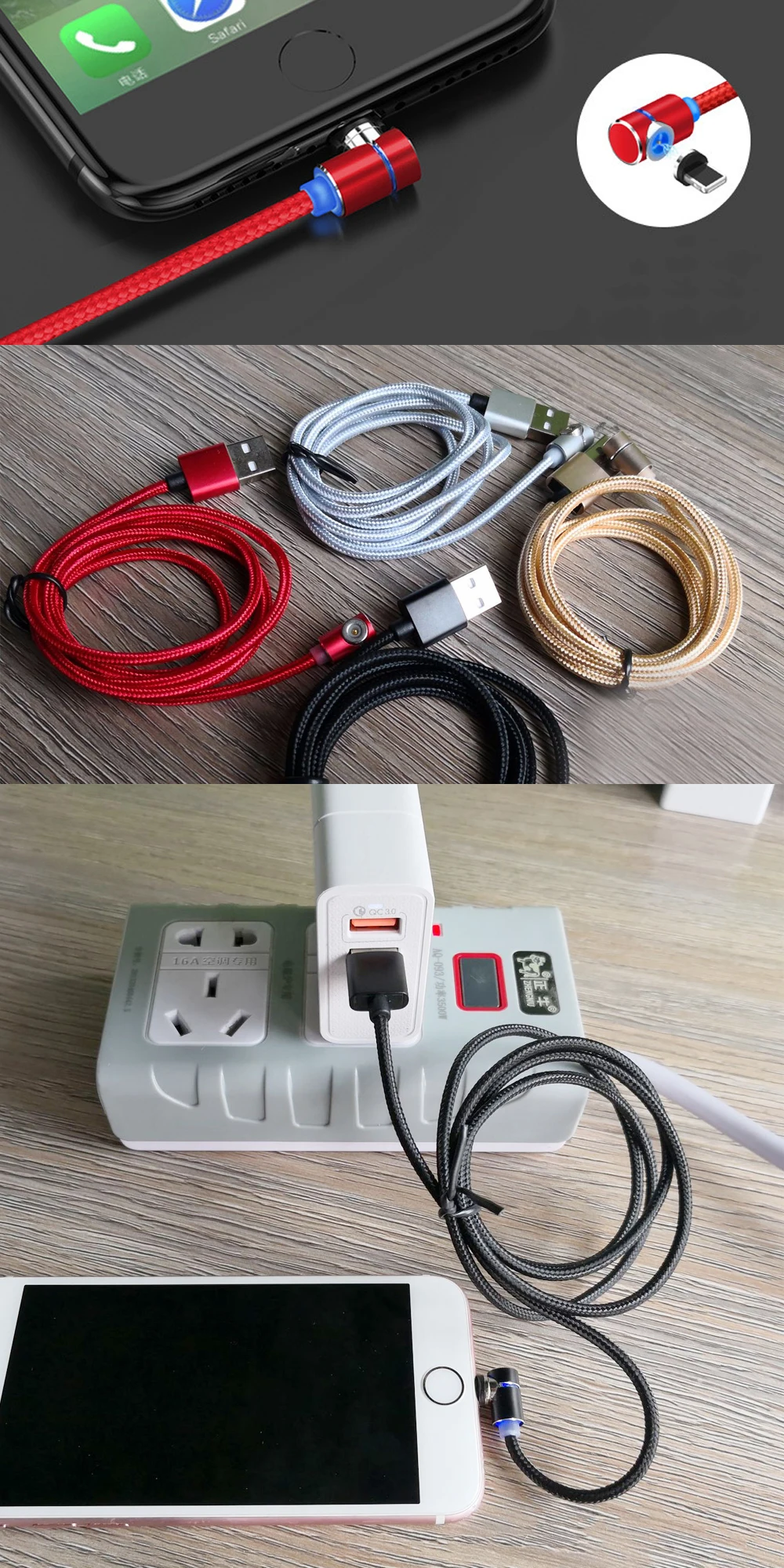 Promotional price durable OEM magnetic 3 in 1 micro type-c usb charging cable - ANKUX.COM