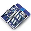 Yimart Blue 18Pcs Nail Perfect Travel Manicure Kit Set for Ladies