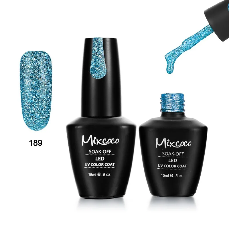 most popular gel mixcoco brand 3 steps gel soak off uv led nail