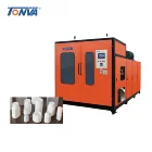Pneumatic cylinder blow molding plastic jug making machine up to 2L