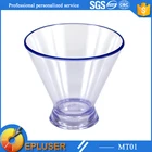 plastic drinking glass 3oz martini plastic holder clear coconut shell cup