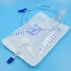 Class I Close Urine Bag Close System Urine Drainage Bags With Screw Valve With Sampling Port