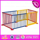 2016 best sale safety large playpen/fence wooden kids play area W08H010-J14