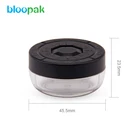 plastic small round case face cream loose powder container