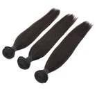 Fast delivery 16 18 20 inch straight human hair weave cuticle aligned raw malaysian virgin hair straight bundles