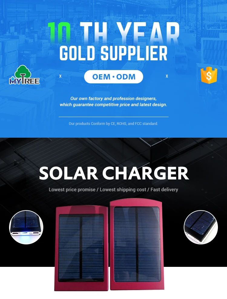 Best sellers dual port waterproof 2 usb manufacturer solar portable fast charger power bank - ANKUX.COM