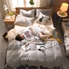 Fashion style custom polyester adult plain princess bedding duvet cover 100 quilt comforter set