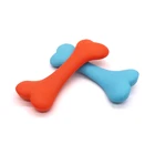 Hot sale various newest natural rubber durable dog chew toy bone