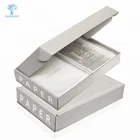 Custom hot sale embossing logo eco friendly diecut flat pack folding book mailers