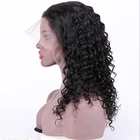 Wholesale natural straight brazilian human hair lace front wig,the cuticle aligned hair wig