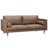 classic 2 seat tan brown leather couch living room sofa furniture set furniture luxury couches modern