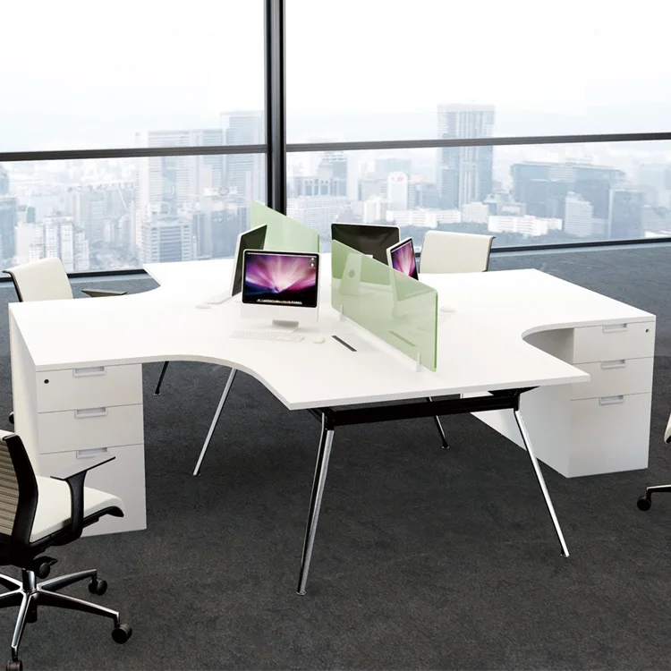 L Shaped Workbench Table Top For 4 Person View L Shaped Table Top