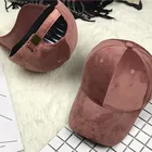 High Quality Winter Custom Embroidery Plain Velvet Hat Baseball Cap
