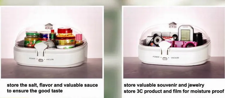New Home Appliance Perfect Vacubox Airtight Box Auto Pumps out Air Store Flavor and Valuable Sauce to ensure good taste