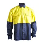 100% Cotton Reflective Uv Protection Long Sleeve Shirt Men