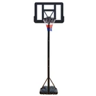 hand lift adjust height outdoor/indoor adults children basketball stand standard basketball hoop