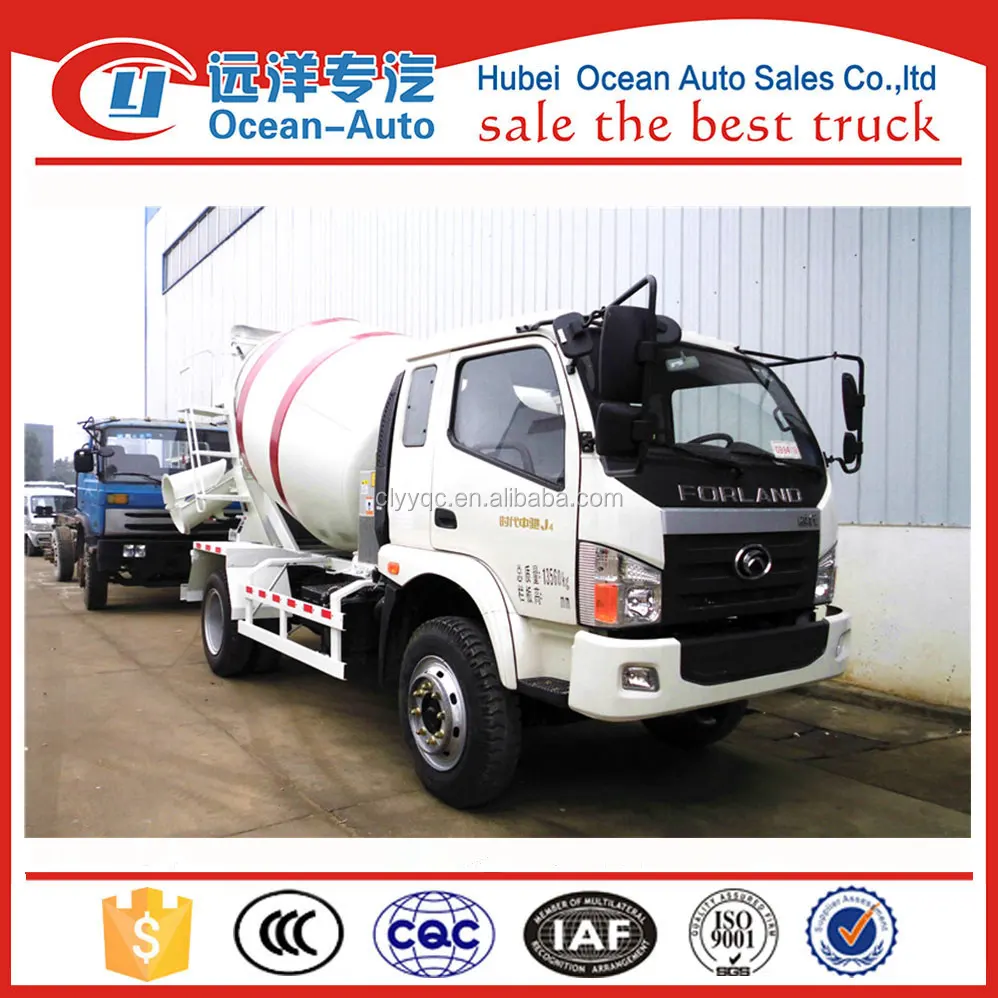 china famous mini concrete transit mixer truck,bulk cement truck