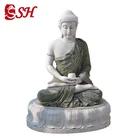 Natural marble large stone Buddha statues for sale