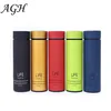 Stainless steel free shipping gift water bottles colorful matte face drinking bottle with lids