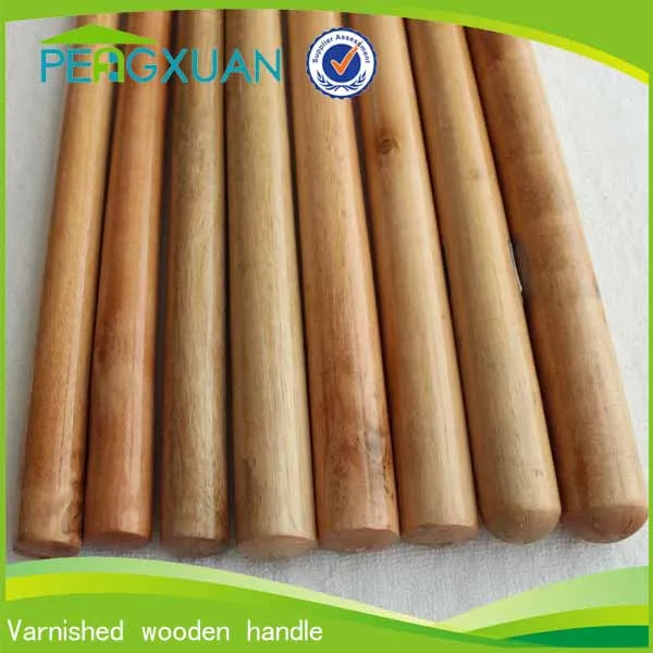 direct 20mm 22mm 23mm 25mm diameter varnished wooden pole for