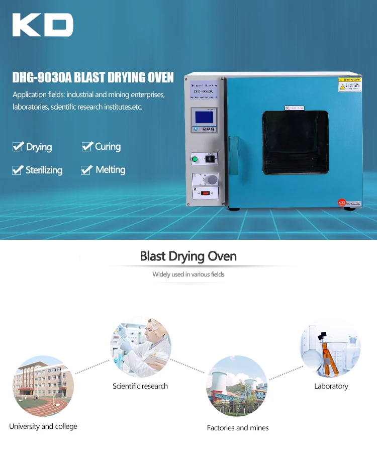 Industry Electric Hot Air Blast Drying Oven used For Laboratory