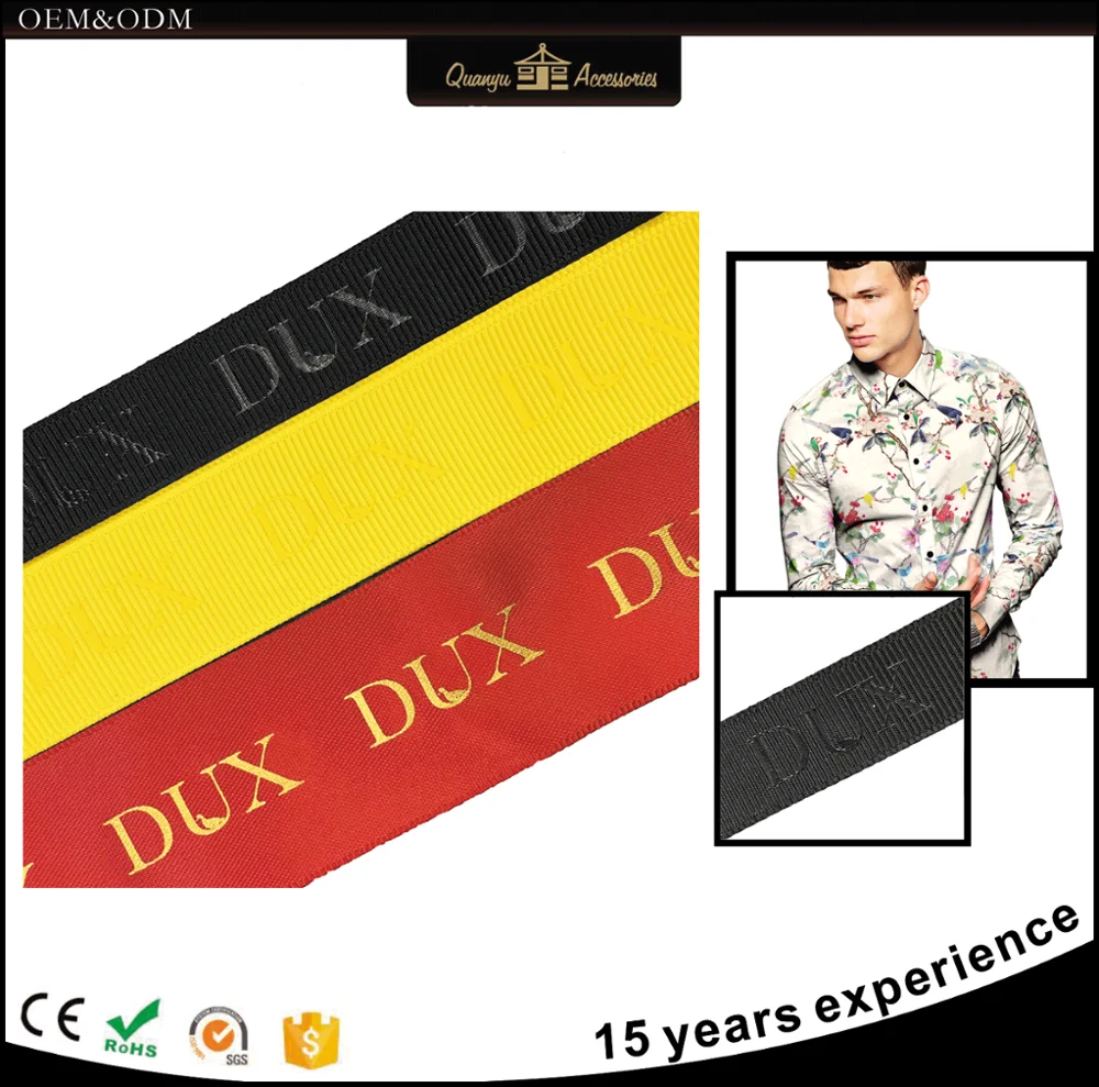 silk celebrate it printed grosgrain print ribbon with logo