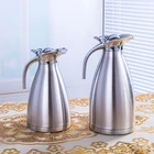 Classic Double Wall Thermos Flask Coffee Carafe Stainless Steel Vacuum Jug with Customized Color 2 Liters