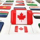Wholesales High Quality National Flags Custom 3d Epoxy Fridge Magnet For Different Countries