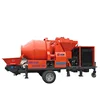 40 m3/h diesel lightweight concrete mixer and pump combination