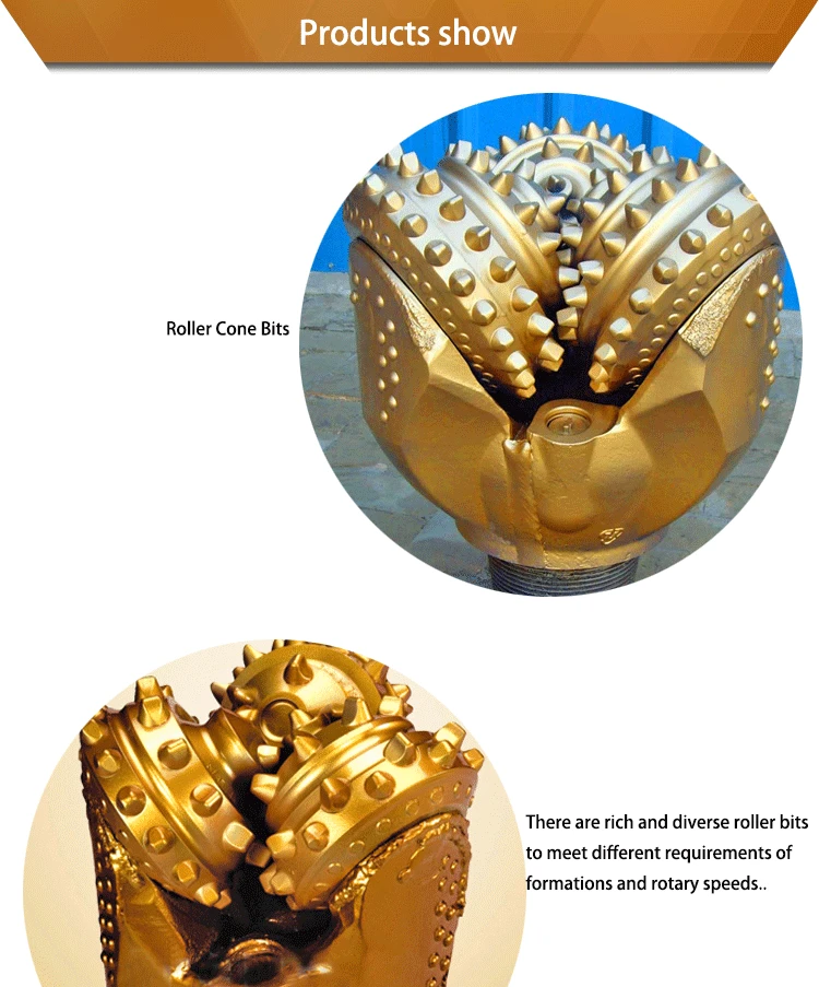 API oil roller cone bits used coal mine equipment & oil and gas