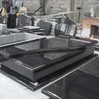 Granite Tombstone Black Granite Tombstone Polished Shanxi Black Granite Grave Tombstone With Price