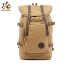 Wholesale durable simple large capacity backpacks waxed canvas military backpack