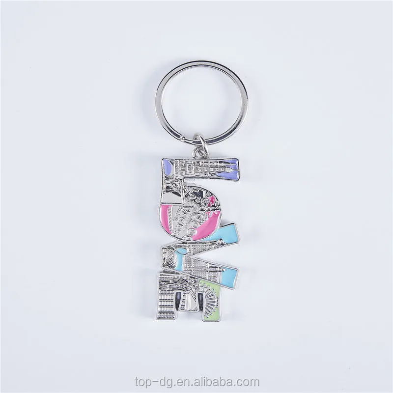 hot selling fashion  custom cartoon animation pvc keychains