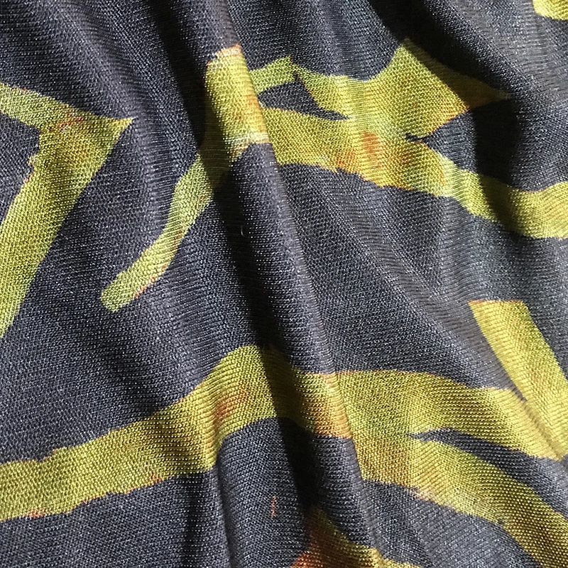 custom printed jersey fabric