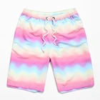 Waterproof high quality recycle polyester OEM mens digital printing swimwear shorts beach wear