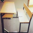 School chair with writing board furniture , surplus school desk and chair set