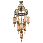 Handmade turkish mosaic glass pendant lighting