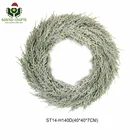 Artificial Snowy Christmas Wreath Handcrafted Christmas Decoration