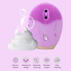 PRITECH USB Charging Skin Care Silicone Face Clean Brush Vibrating Facial Massager