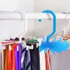 swivel belt hanger/plastic tie rack/hanging tie hanger