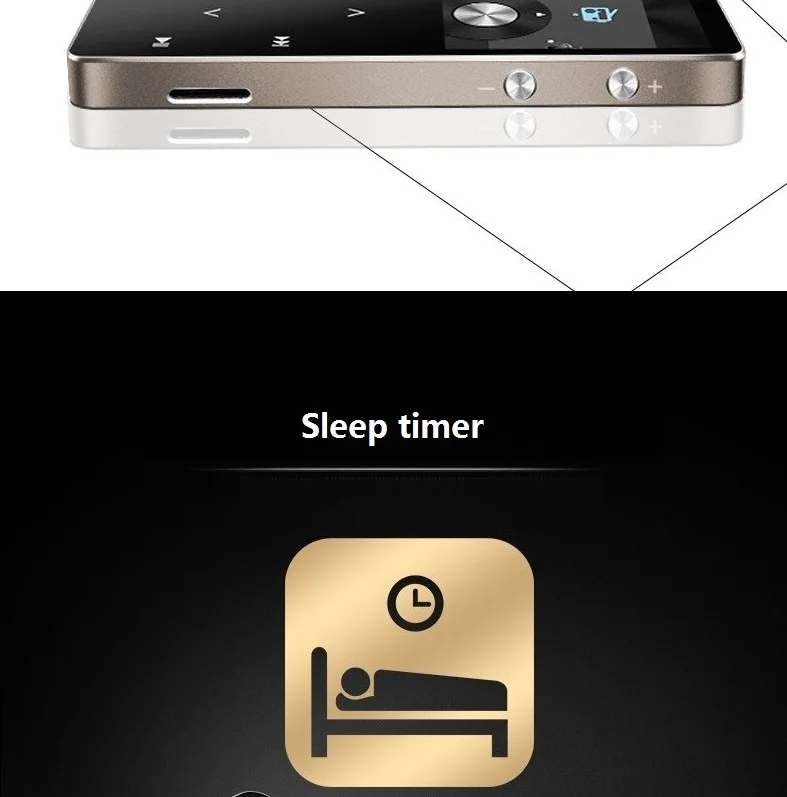 GERUIDA NEW MP3 Bluetooth MP4 Portable Video Player 8GB Metal Music Player With Voice Recorder Support TF Video FM Watch Picture (8)