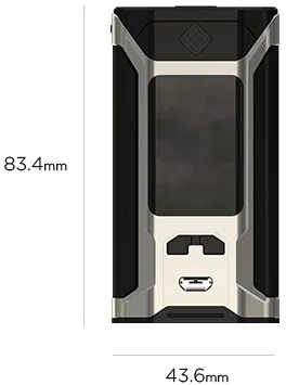 Wismec Sinuous Ravage230 Kit 200W E Cig Sinuous Ravage230 Box MOD Vape and 2ml 4ml GNOME Evo Tank no 18650 Battery 02