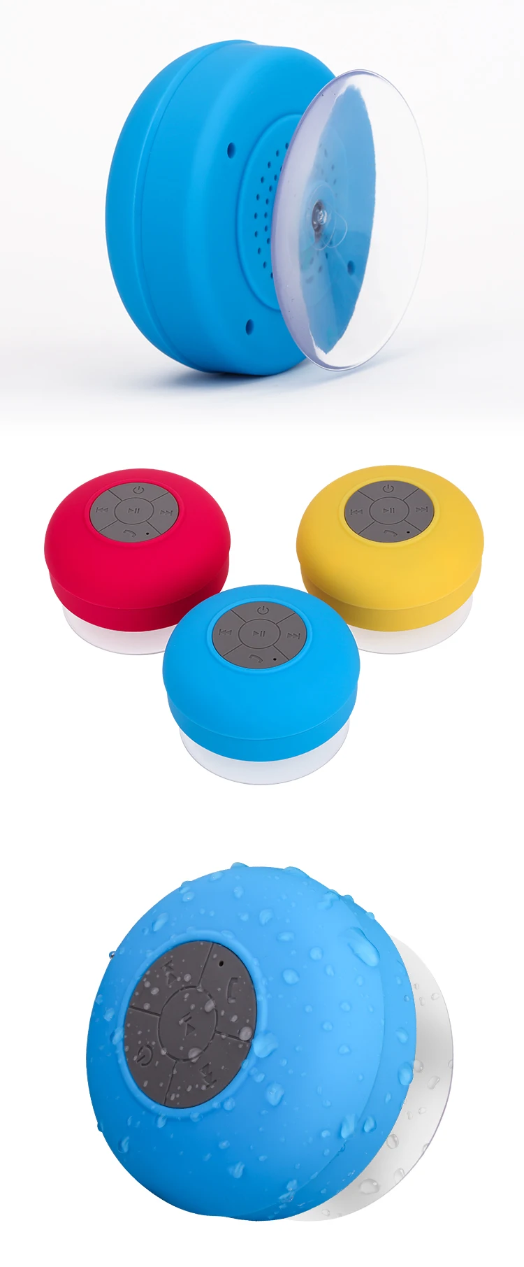 Factory Direct Waterproof IPX4 Splash Proof Portable Mini Wireless Bluetooth Speaker - ANKUX.COM