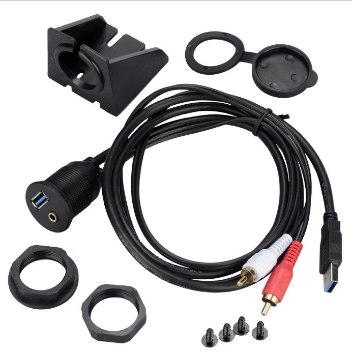 Custom professional audio cable 3mm jack aux splitter audio cable - ANKUX.COM