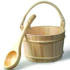 Wooden Sauna Accessories Sauna Accessories Series Handmade Wooden Bucket Sauna Accessories